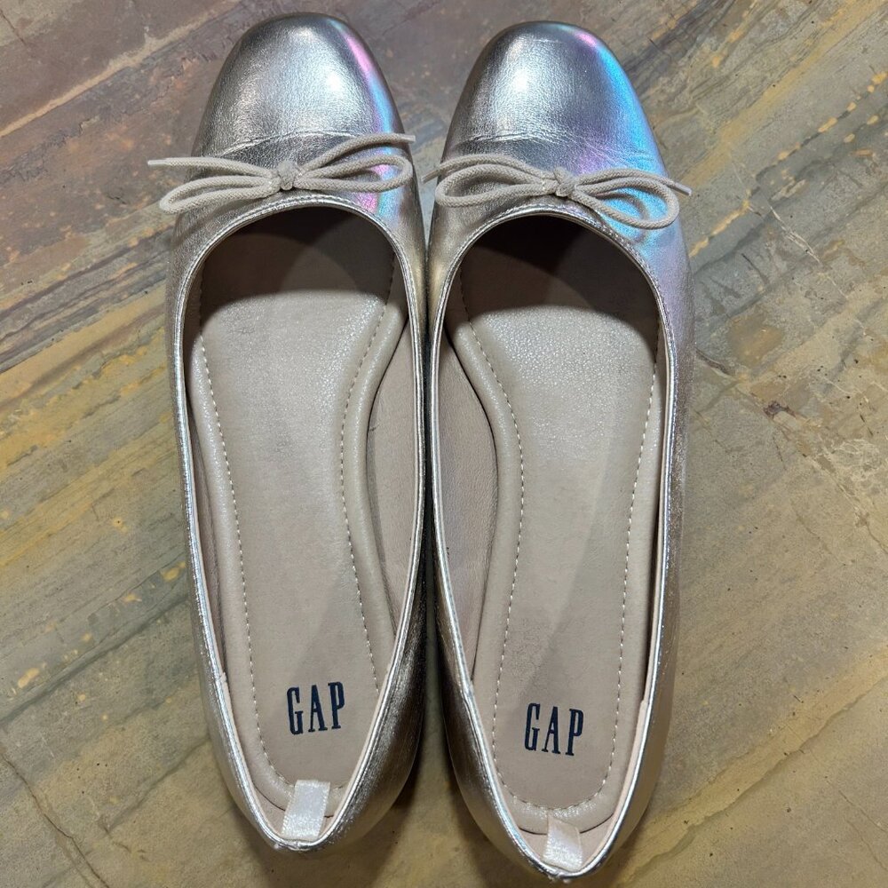 GAP gold ballet shoes